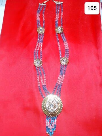 BEAUTIFUL MALA WITH JARI WORK.
