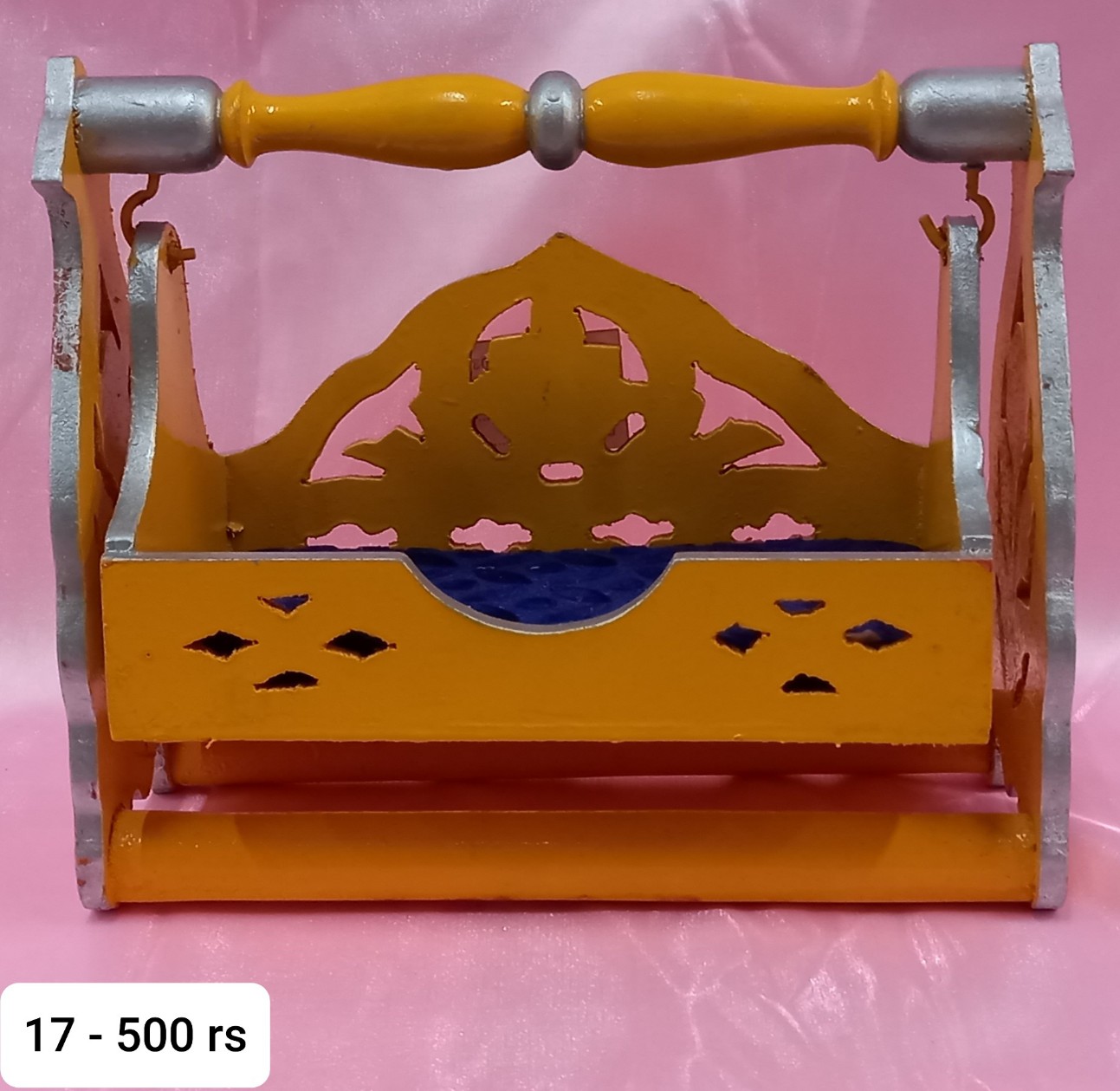 Wooden jhula for Gopal ji