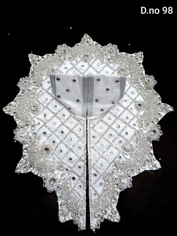 White Hand work poshak for gopal ji