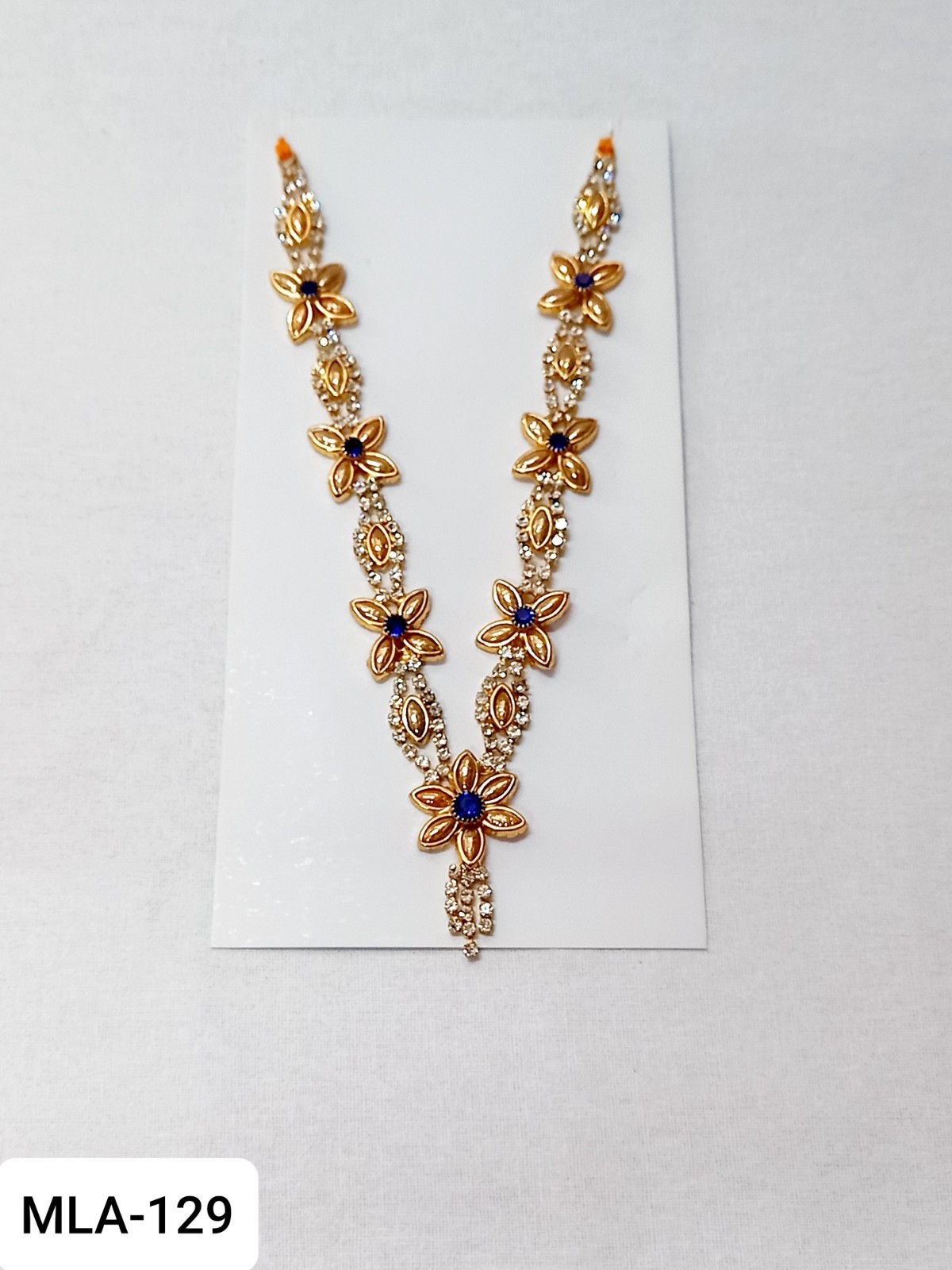 Golden designer mala for gopal ji