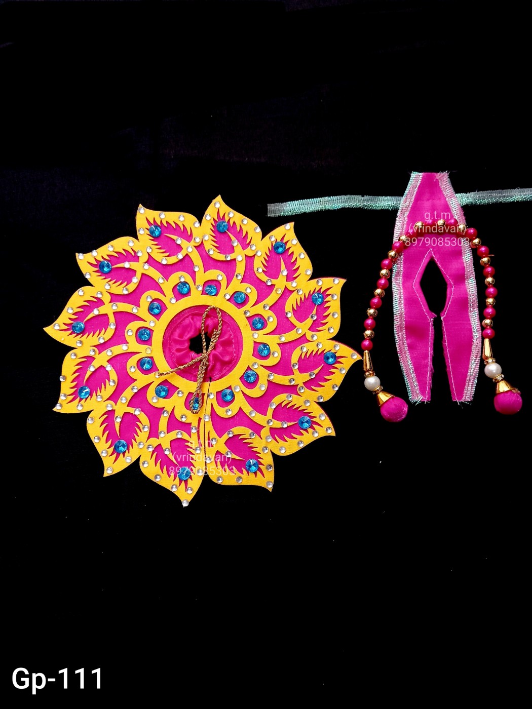 Laddu gopal poshak with designer work