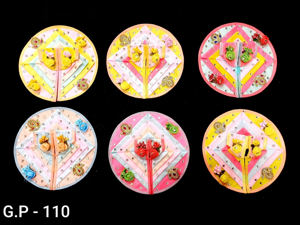 Laddu gopal poshak with stone work